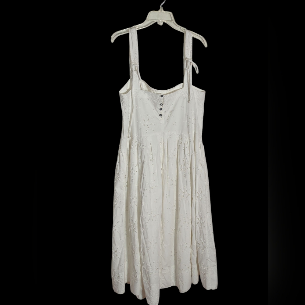 Free People Womens Dress Primavera Fairy Milkmaid Cottagecore Ethereal Large‎ - Picture 14 of 16